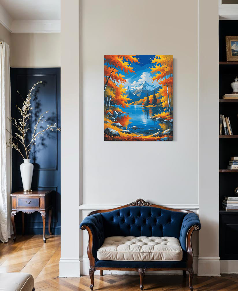 Set Pictură pe numere – Peisaje de Toamnă 6075