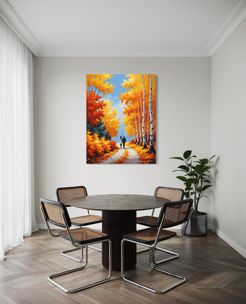 Set Pictură pe numere – Peisaj de Toamnă 6077