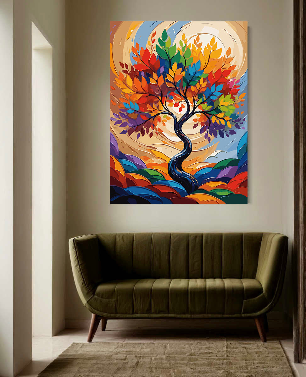 Set Pictură pe numere – Copac de Toamnă 6079