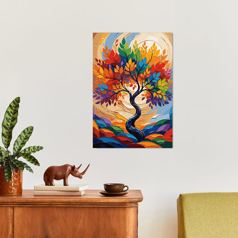 Set Pictură pe numere – Copac de Toamnă 6079