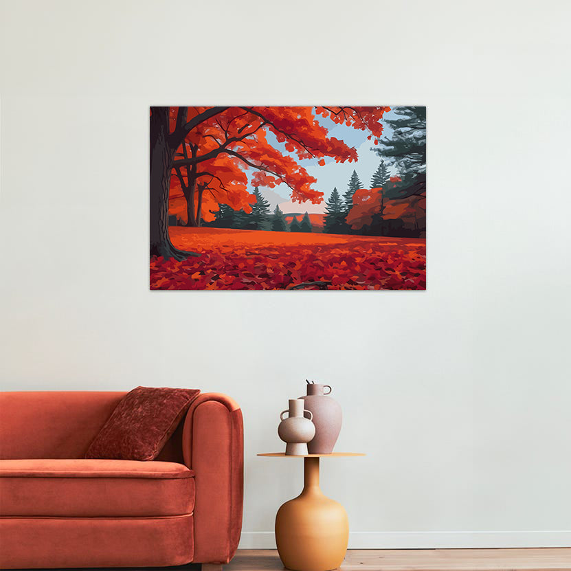 Set Pictură pe numere – Toamnă Roșiatică 6082