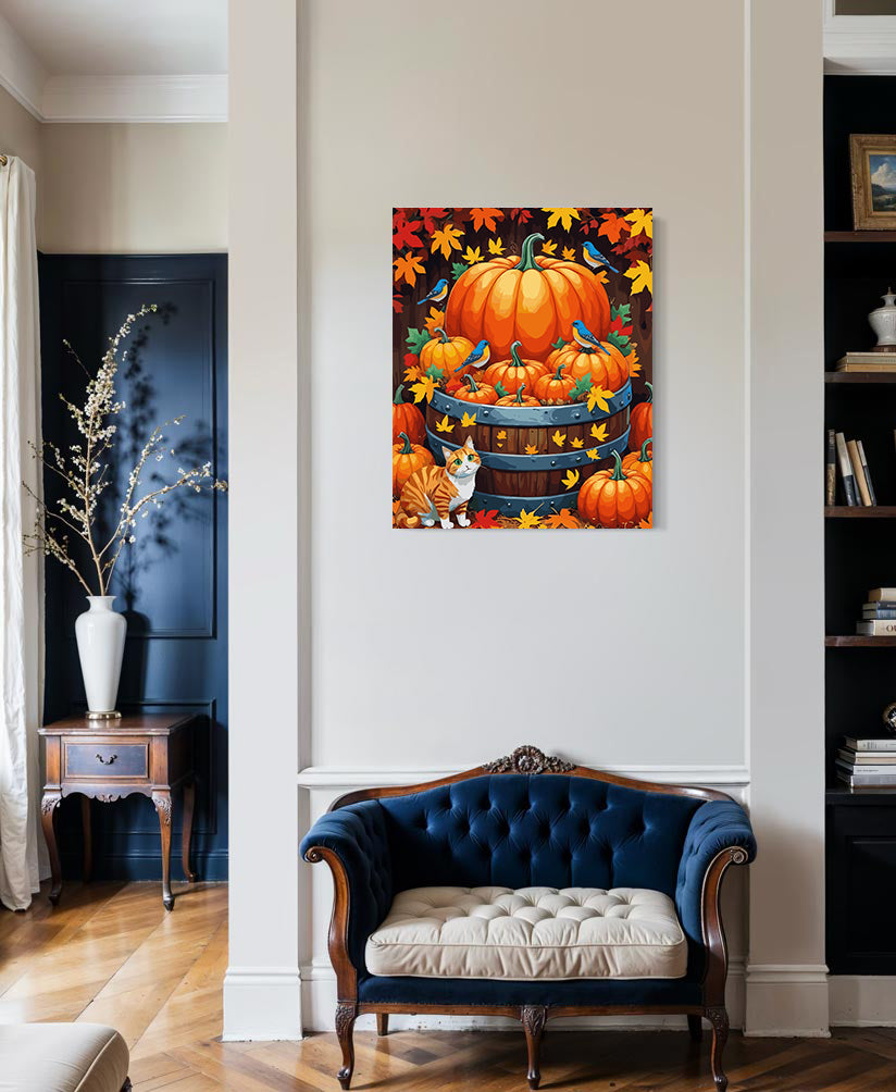 Set Pictură pe numere – Dovleac de Toamnă 6084