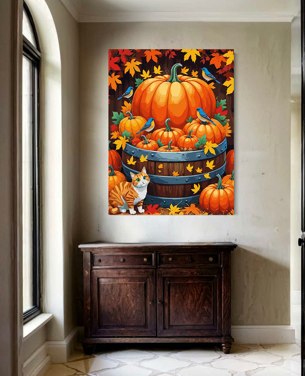 Set Pictură pe numere – Dovleac de Toamnă 6084