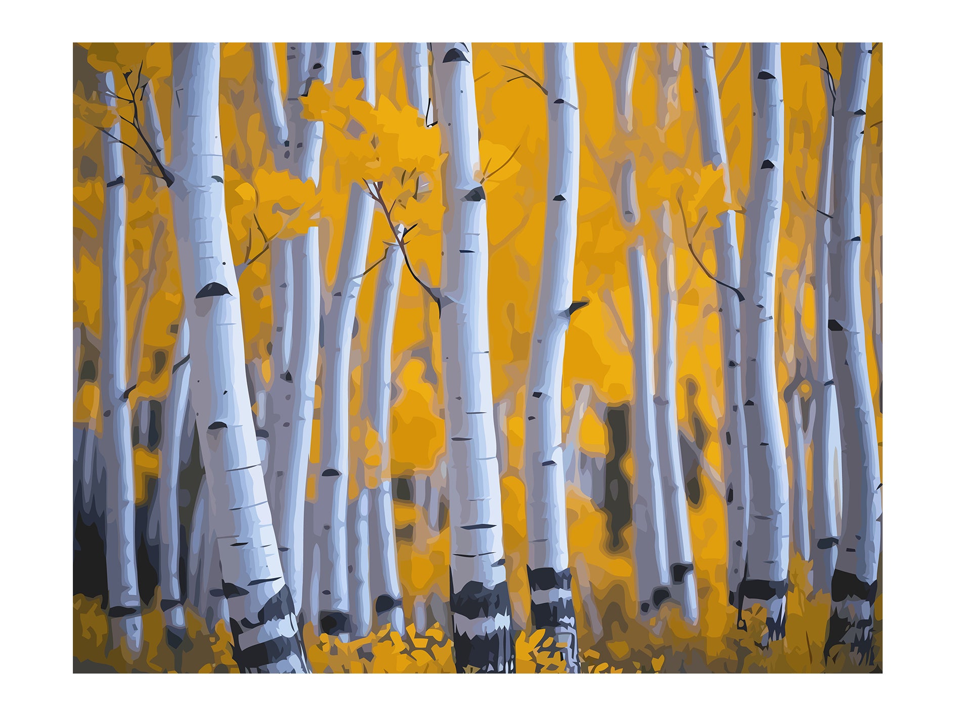 Set Pictură pe numere – Pădure Peisaj 6088