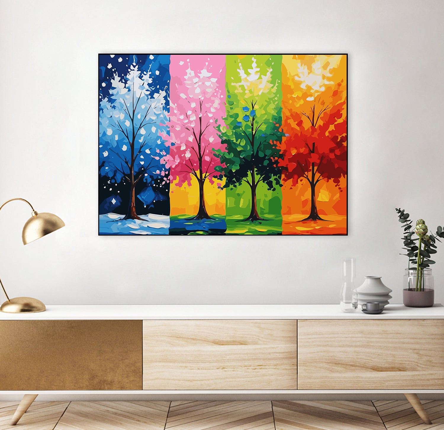 Set Pictură pe numere – Patru Anotimpuri 6096