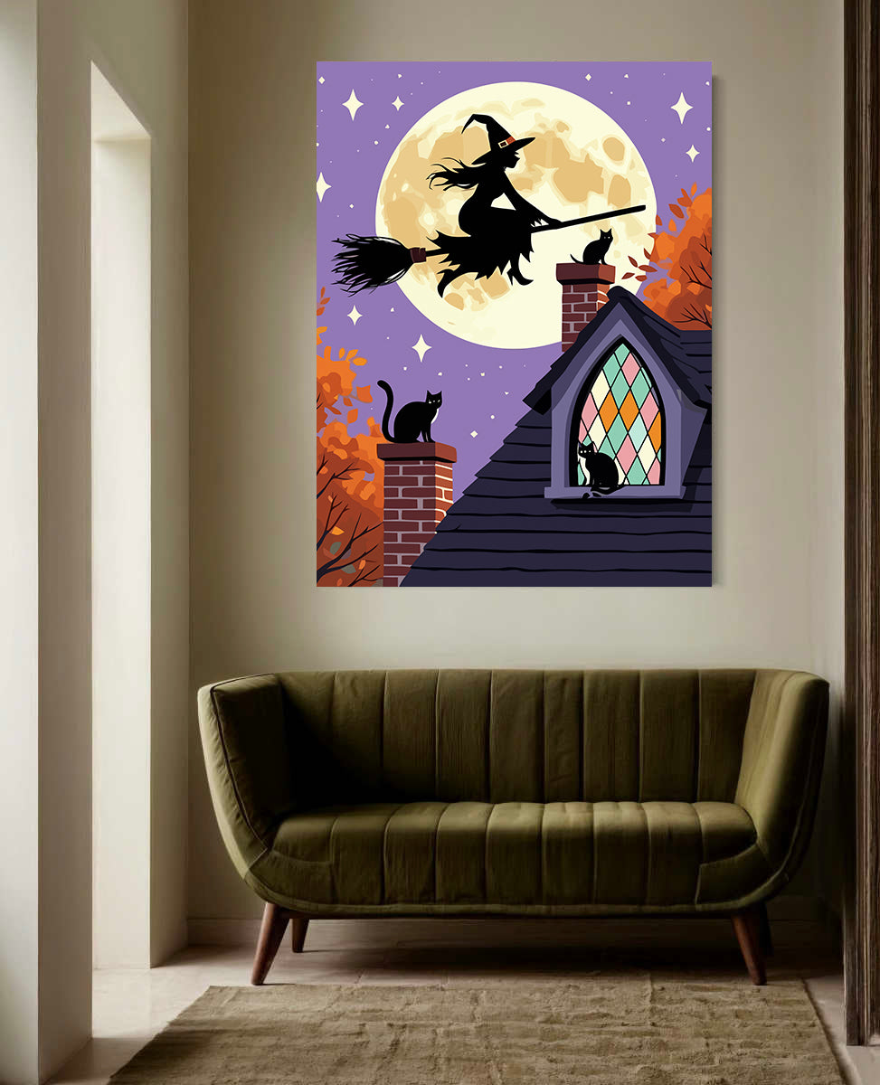 Set Pictură pe numere – Vrăjitoare în Luna Plină 6109