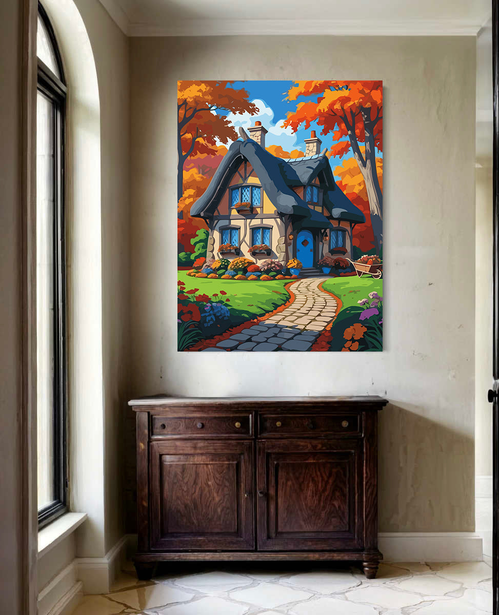 Set Pictură pe numere – Căsuță în Pădure 6110