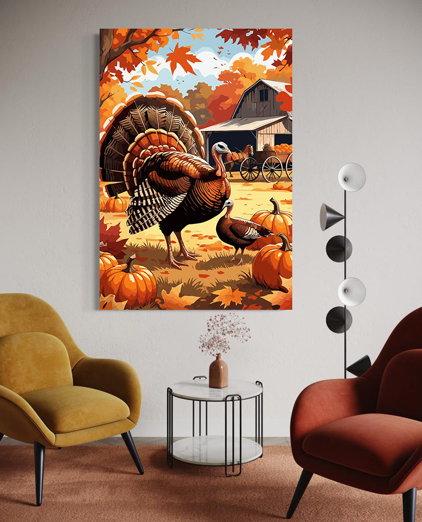 Set Pictură pe numere – Toamna la Fermă 6113