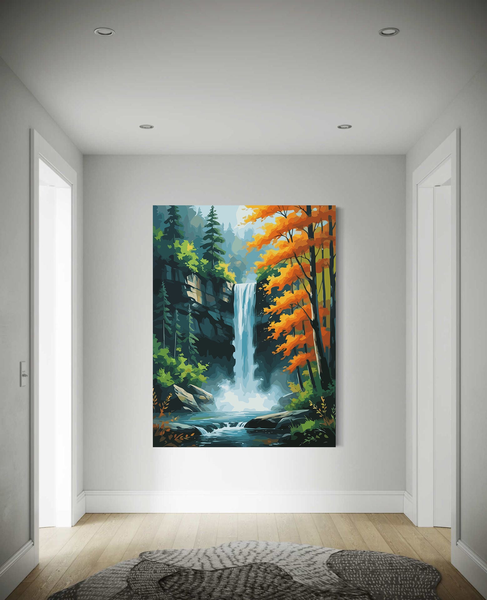 Set Pictură pe numere – Pădure Peisaj 6115