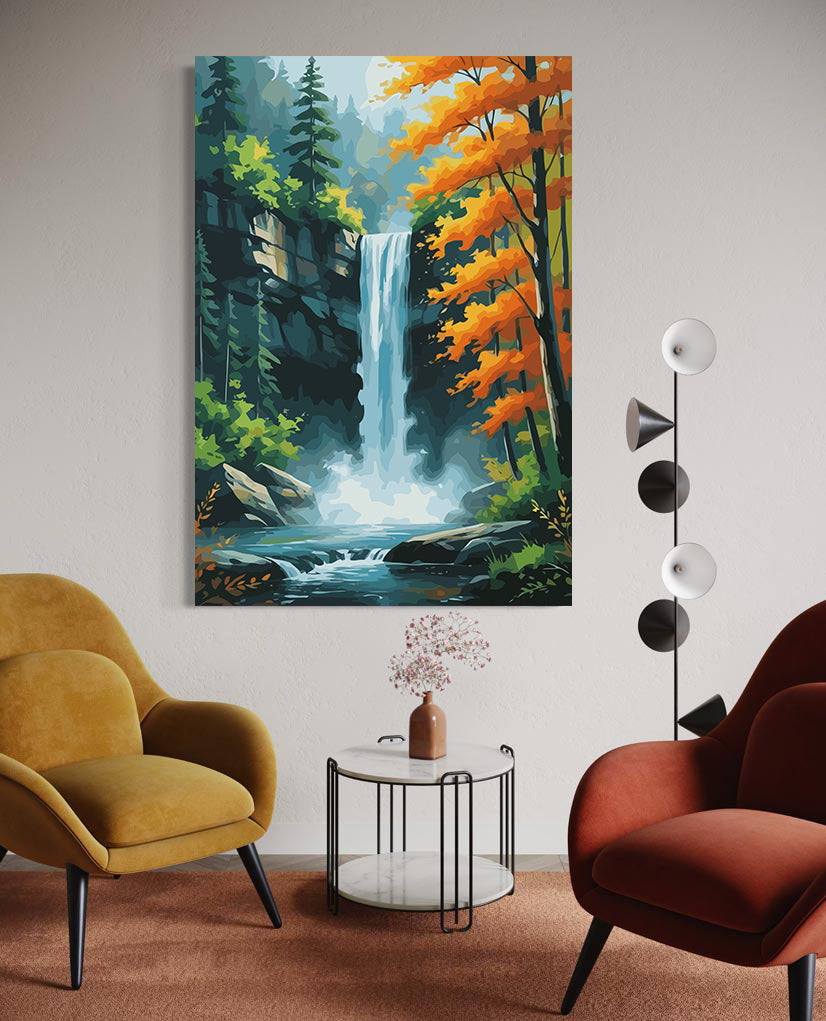 Set Pictură pe numere – Pădure Peisaj 6115