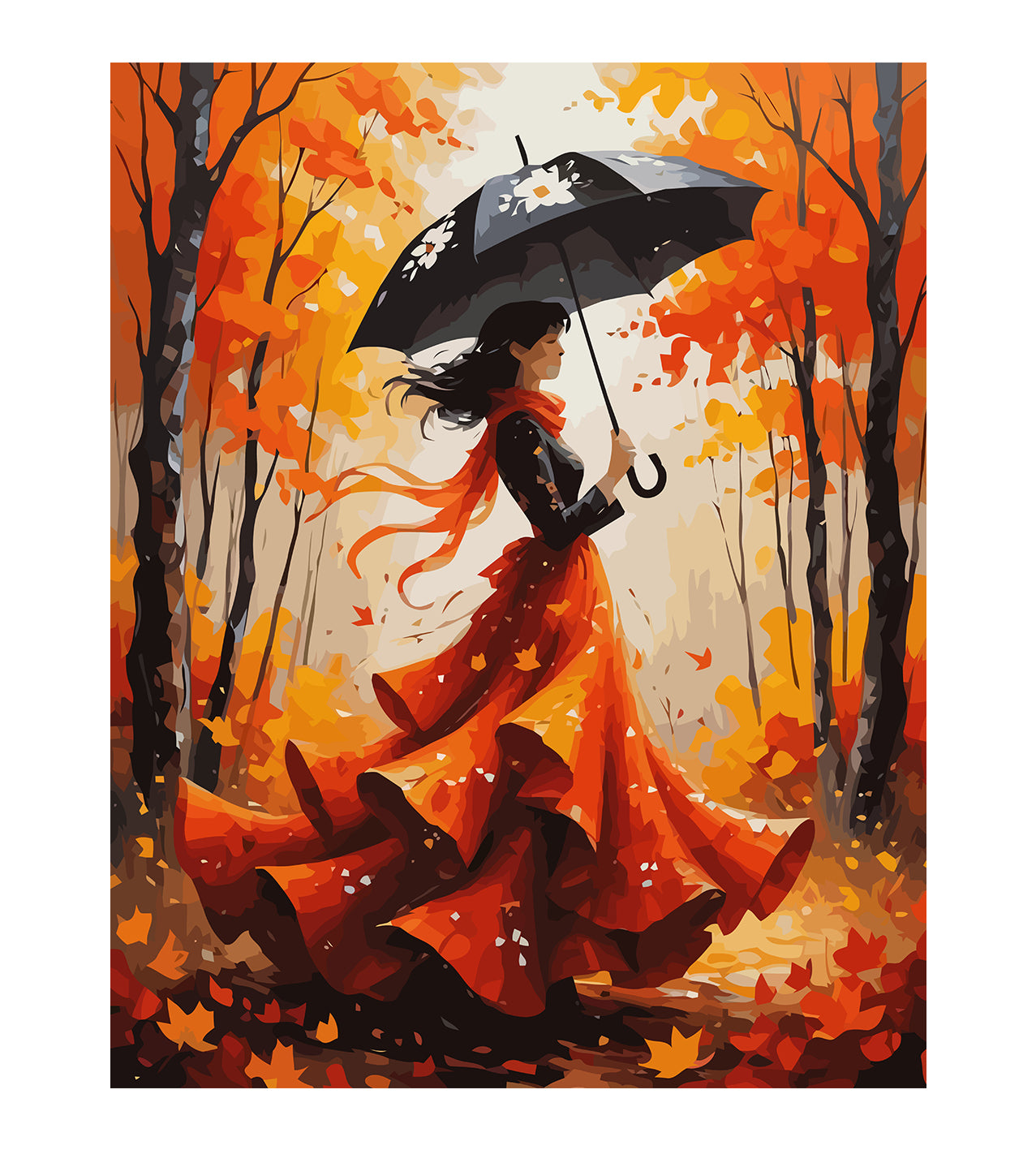 Set Pictură pe numere – Culorile Toamnei 6119