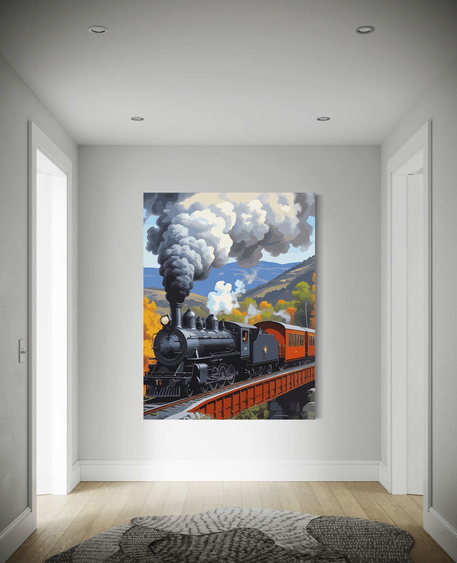 Set Pictură pe numere – Tren cu Aburi 6120