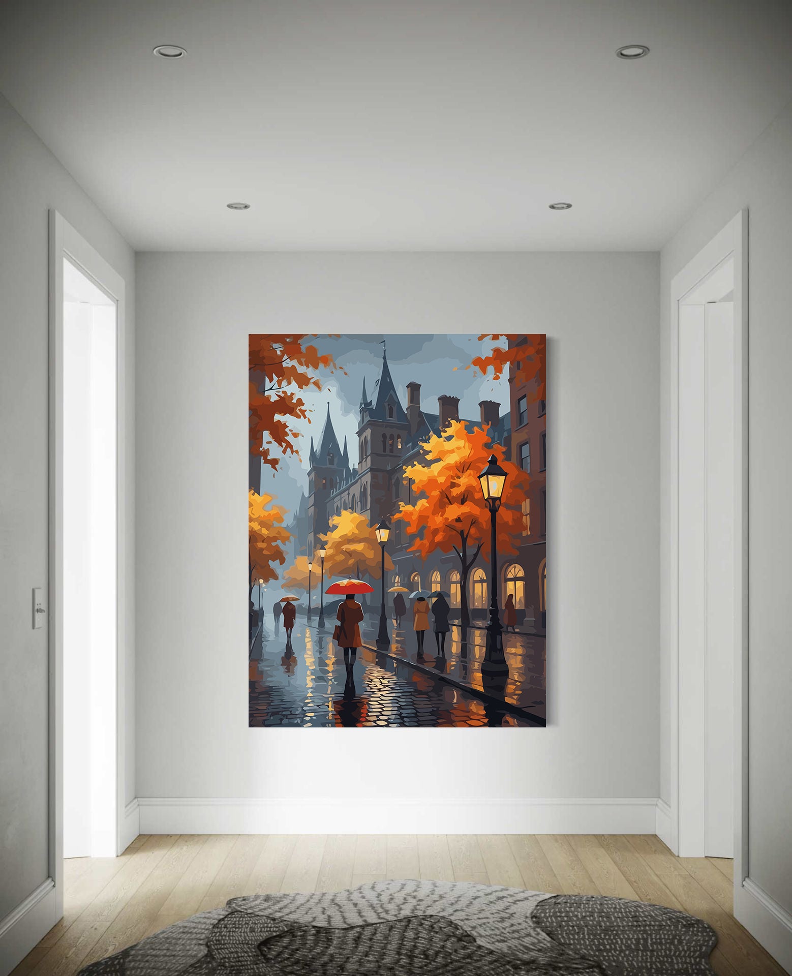 Set Pictură pe numere – Toamnă în Oraș 6121