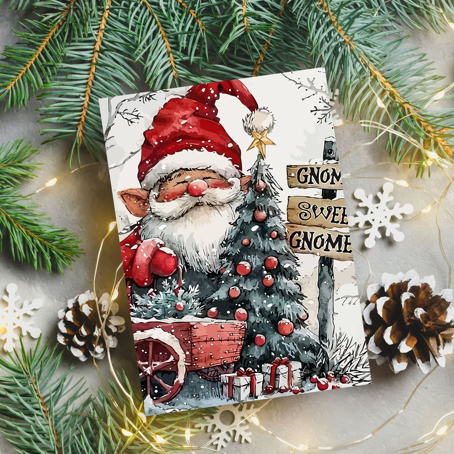 Set Pictură pe numere – Gnome Sweet Gnome 6123