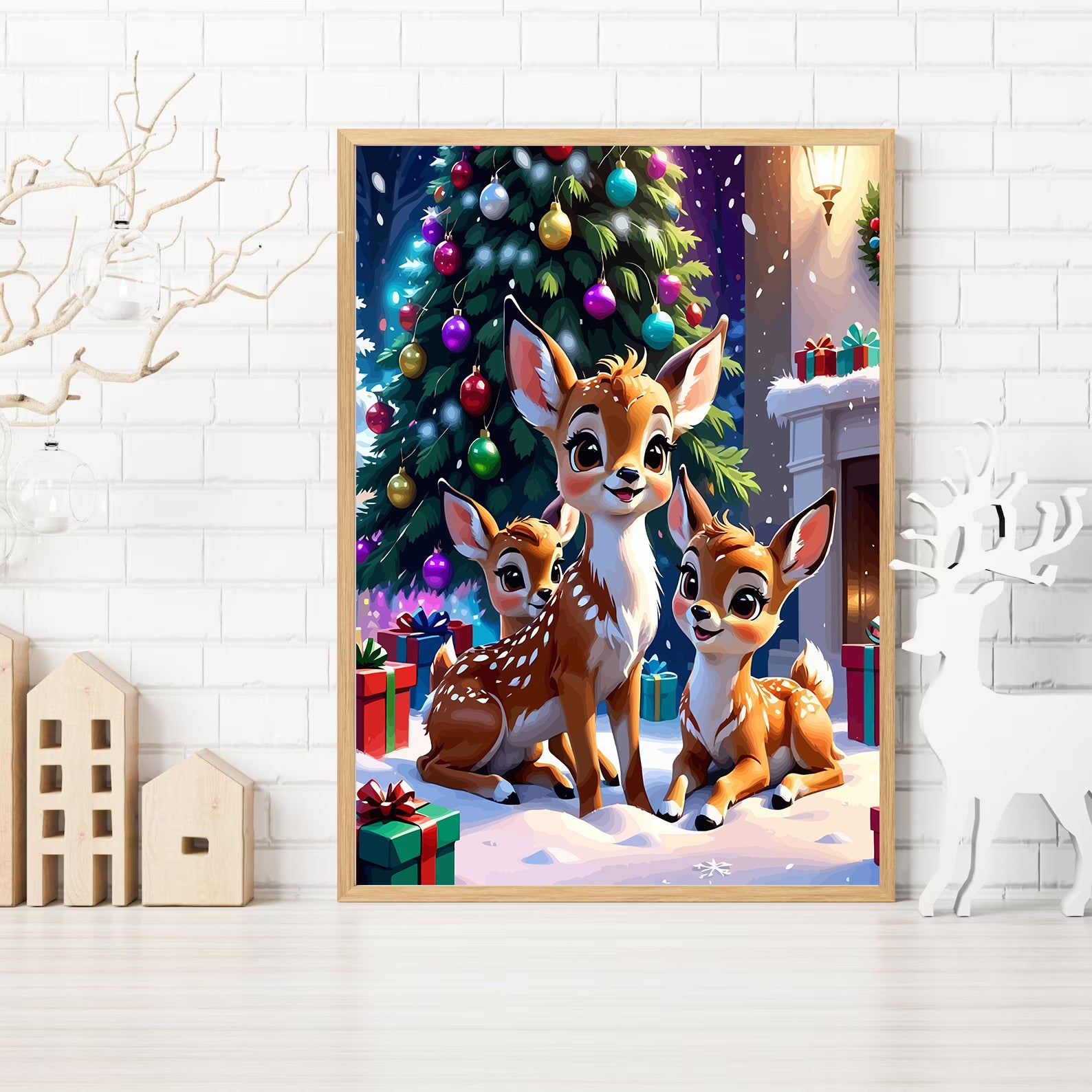 Set Pictură pe numere – Atmosferă De Crăciun 6129