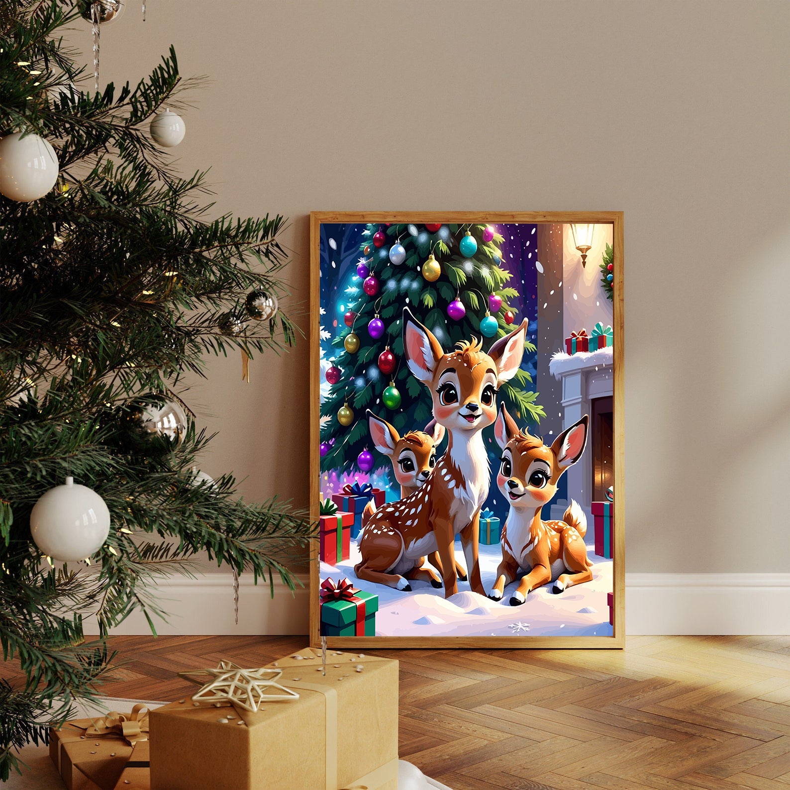 Set Pictură pe numere – Atmosferă De Crăciun 6129