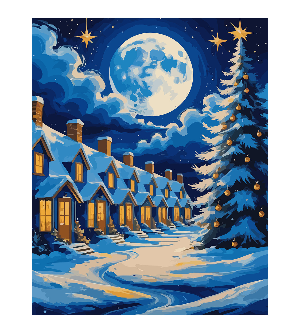 Set Pictură pe numere – Magia Iernii 6144