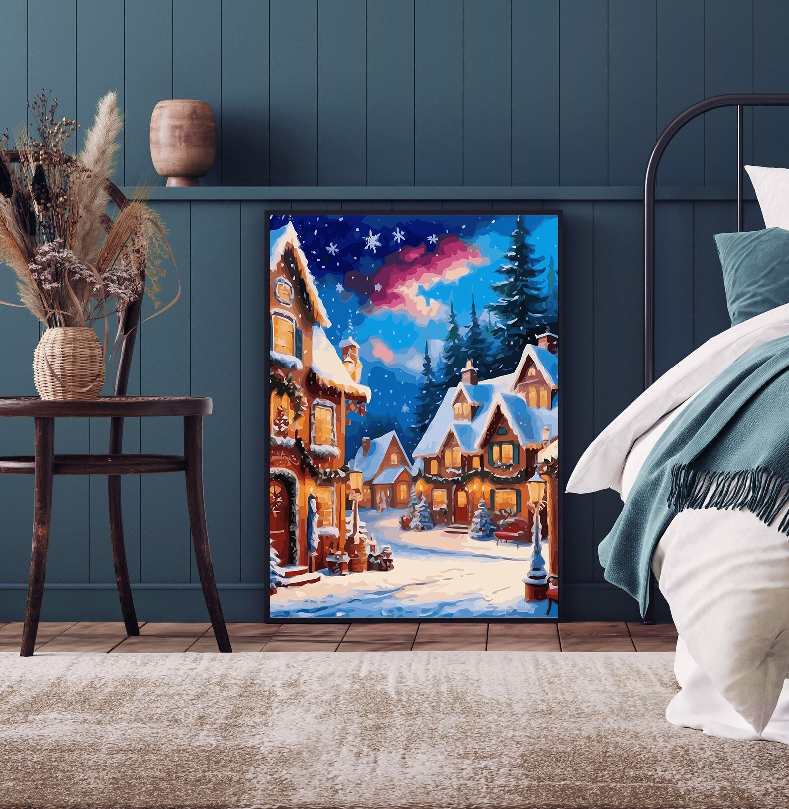 Set Pictură pe numere – Iarna În Oraș 6148