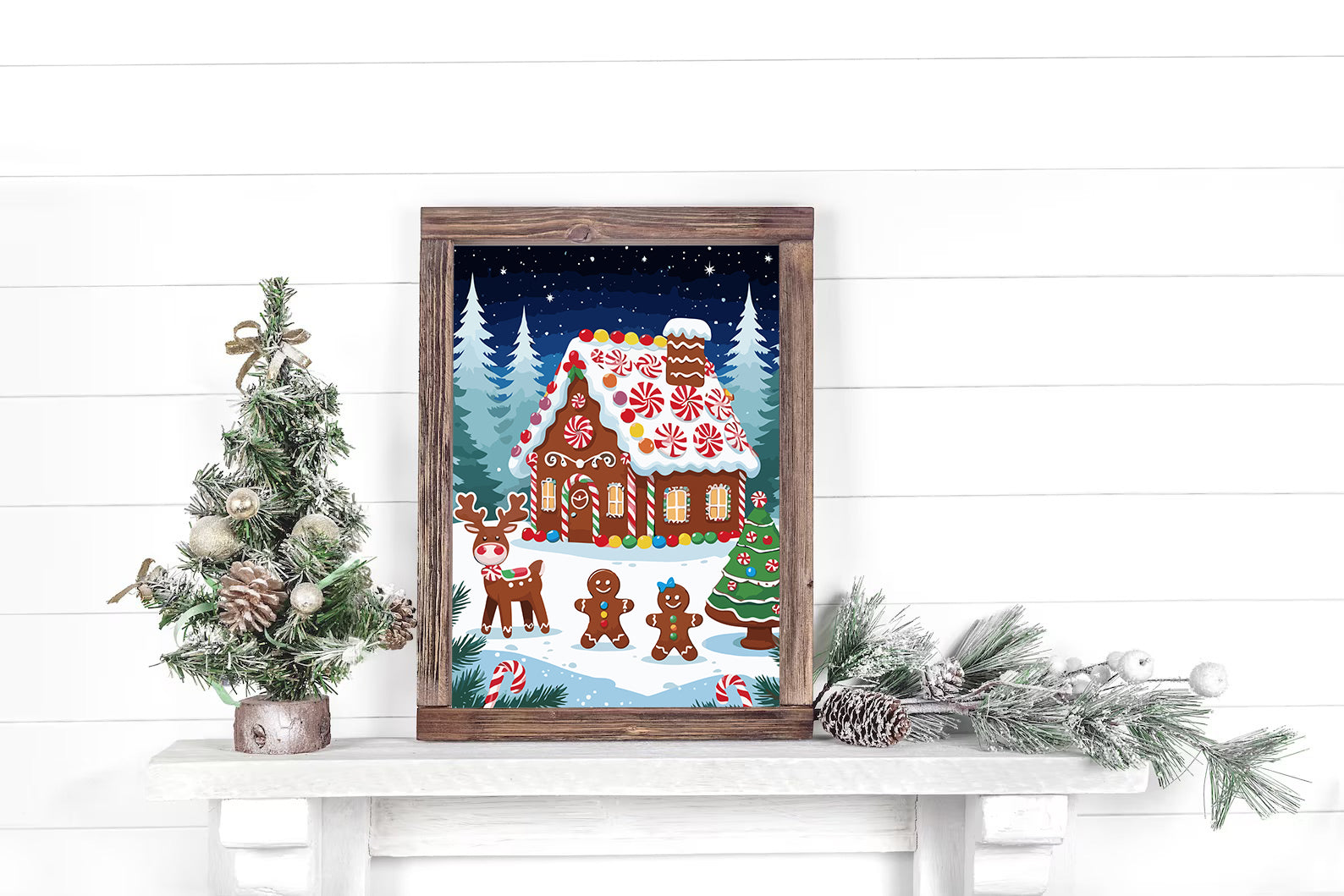 Set Pictură pe numere – Căsuță Din Tartă Dulce 6149