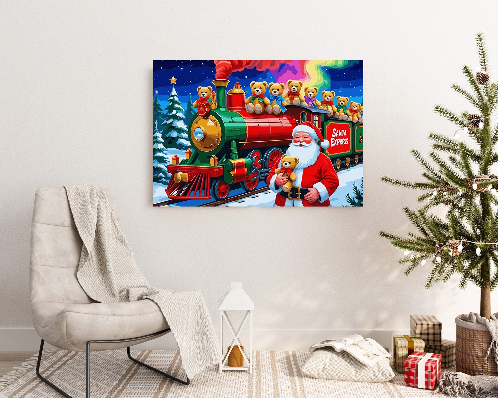 Set Pictură pe numere – Santa Express 6150