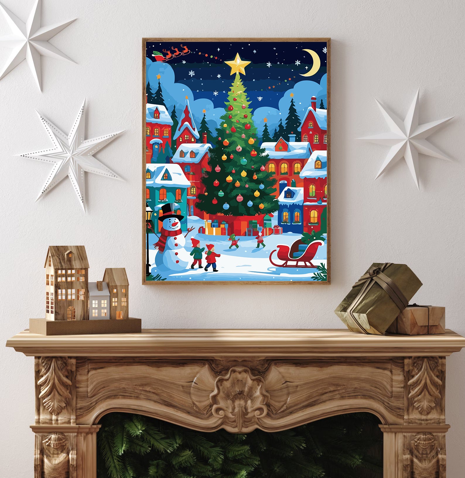 Set Pictură pe numere – Târgul De Crăciun 6156