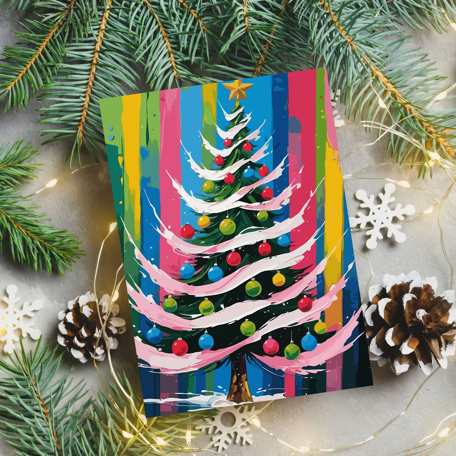 Set Pictură pe numere – Brad De Crăciun 6160