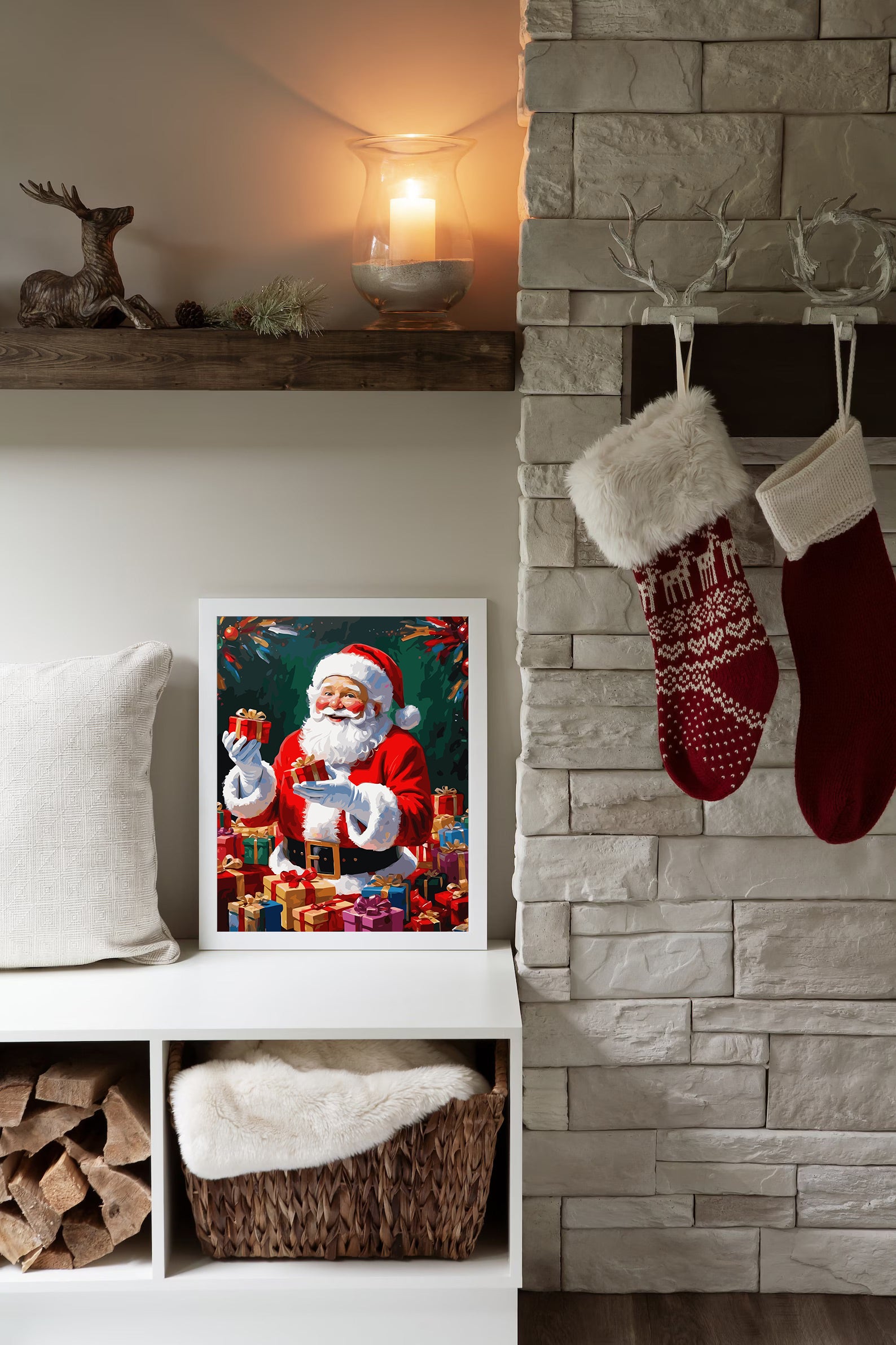 Set Pictură pe numere – Moș Crăciun 6174