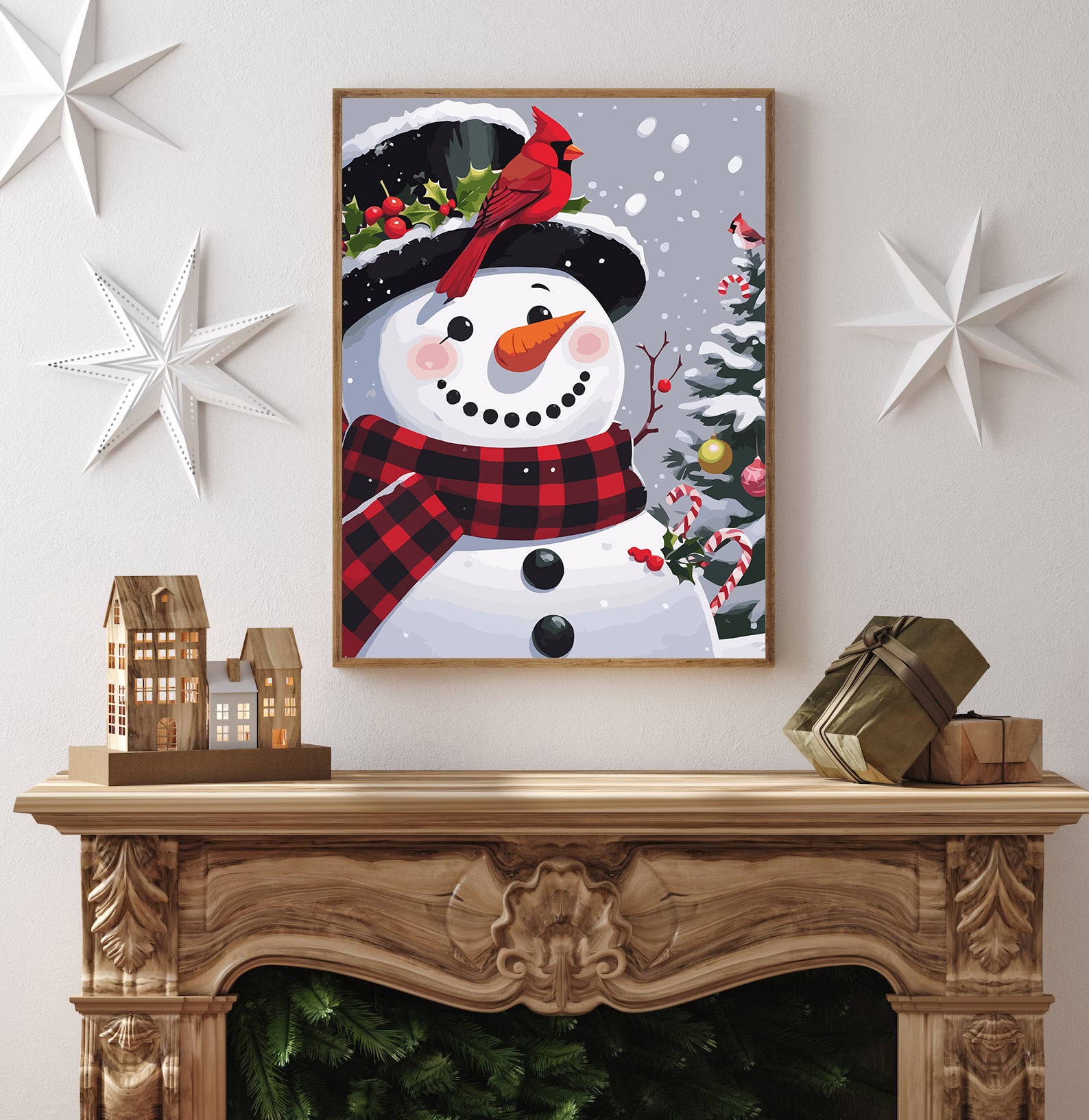 Set Pictură pe numere – Om De Zăpadă 6181