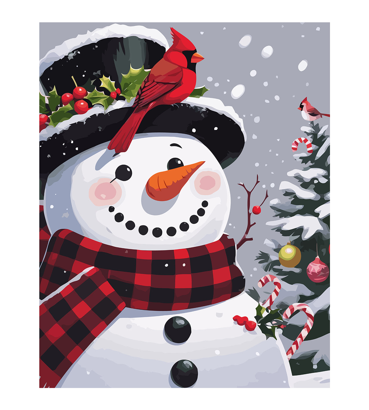 Set Pictură pe numere – Om De Zăpadă 6181