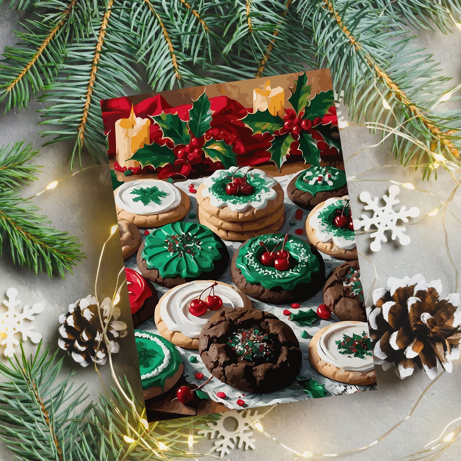 Set Pictură pe numere – Biscuiți De Crăciun 6186