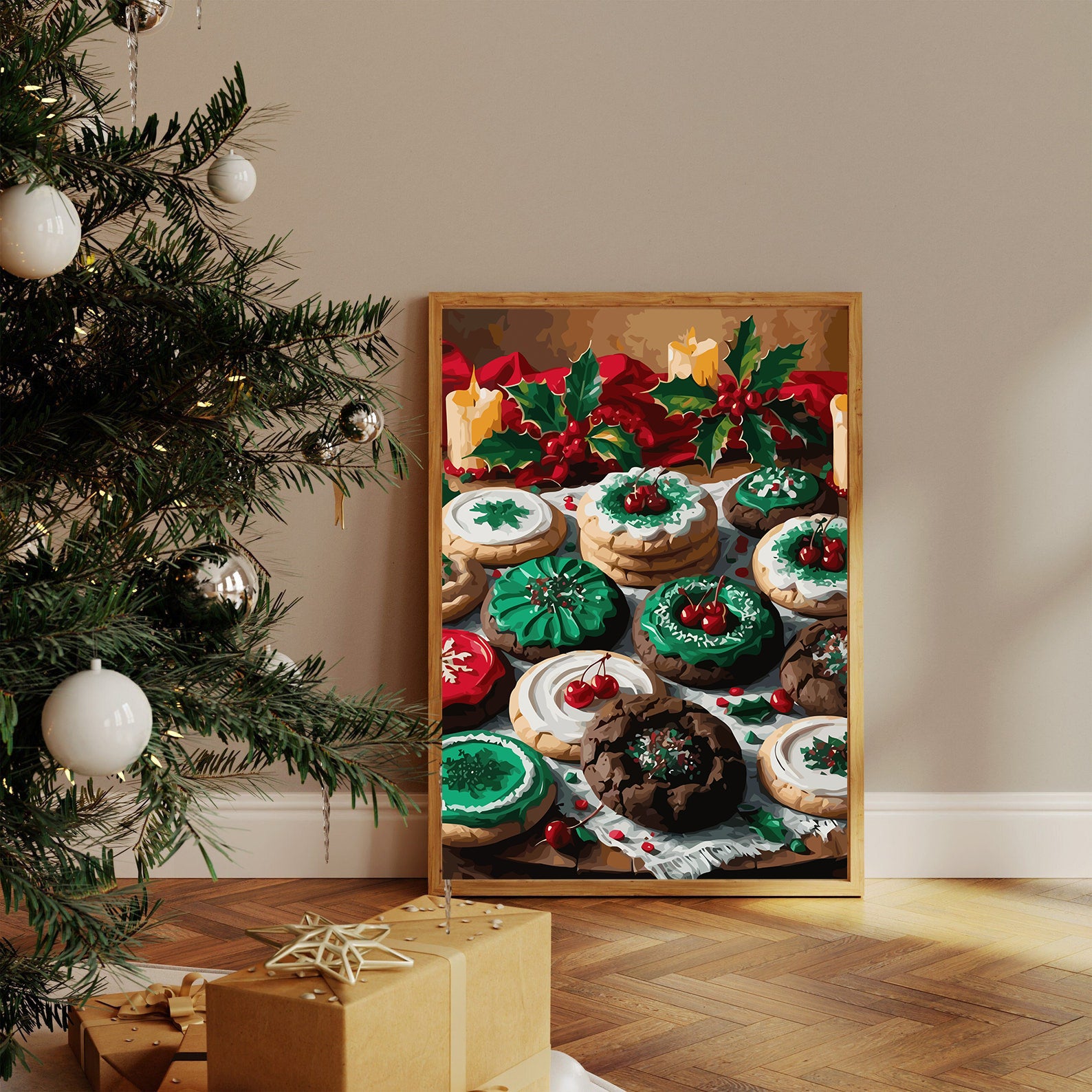 Set Pictură pe numere – Biscuiți De Crăciun 6186