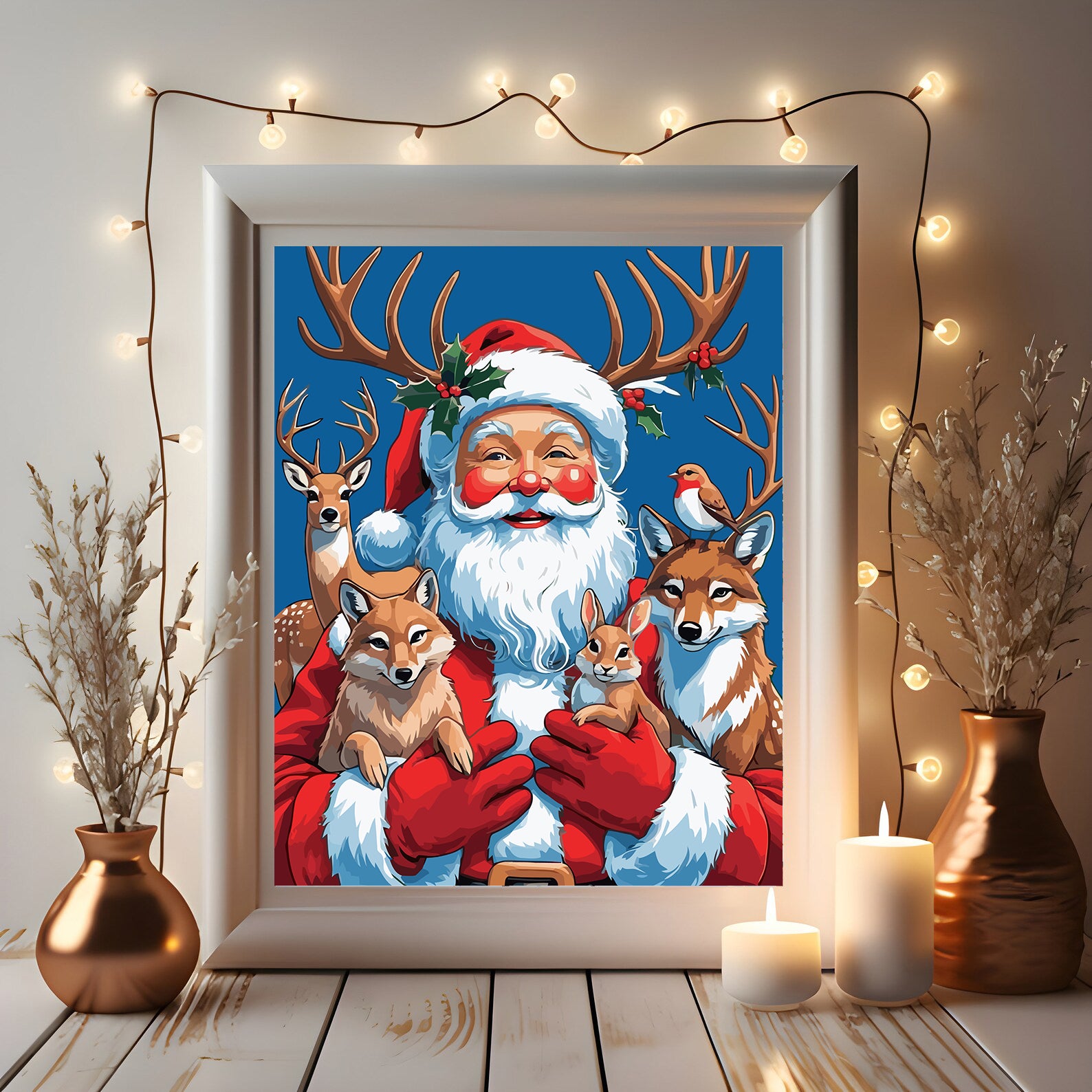 Set Pictură pe numere – Moș Crăciun 6188