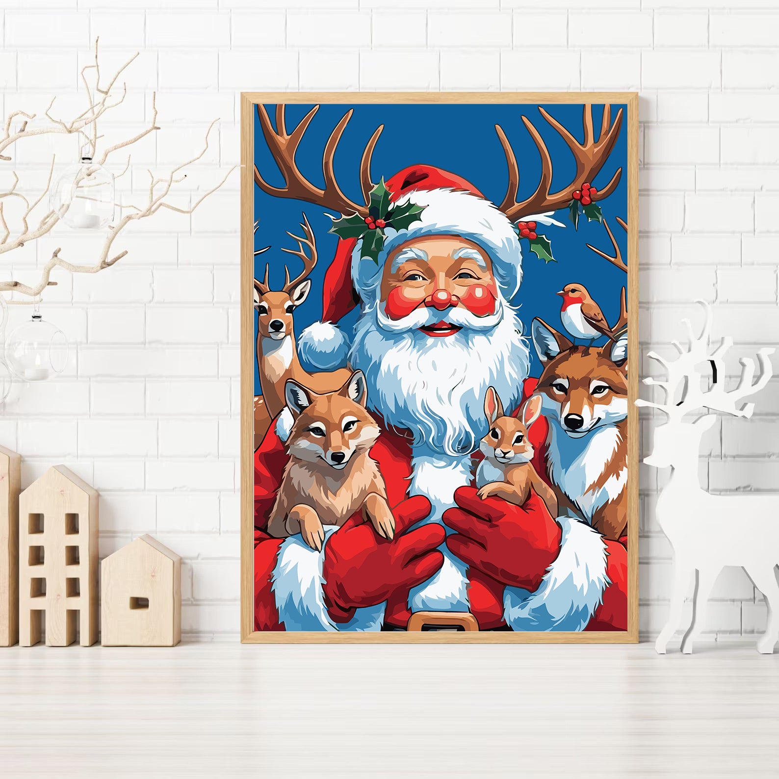 Set Pictură pe numere – Moș Crăciun 6188