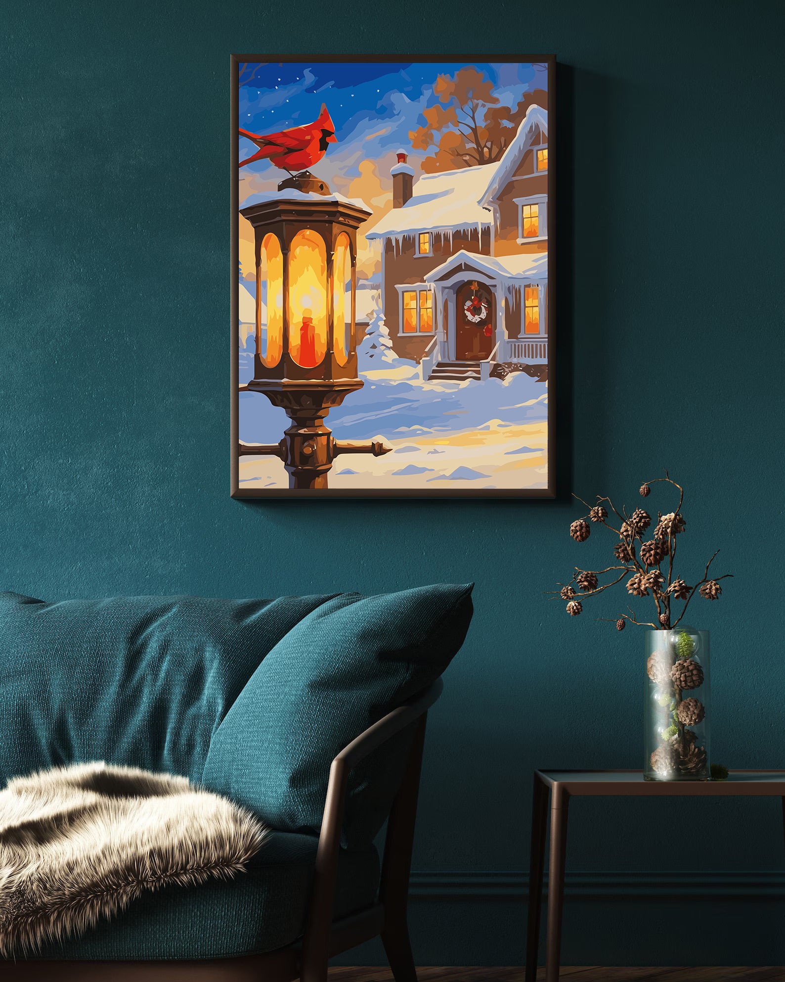 Set Pictură pe numere – Iarna În Oraș 6189