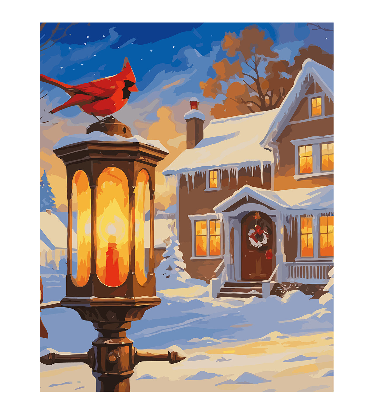 Set Pictură pe numere – Iarna În Oraș 6189