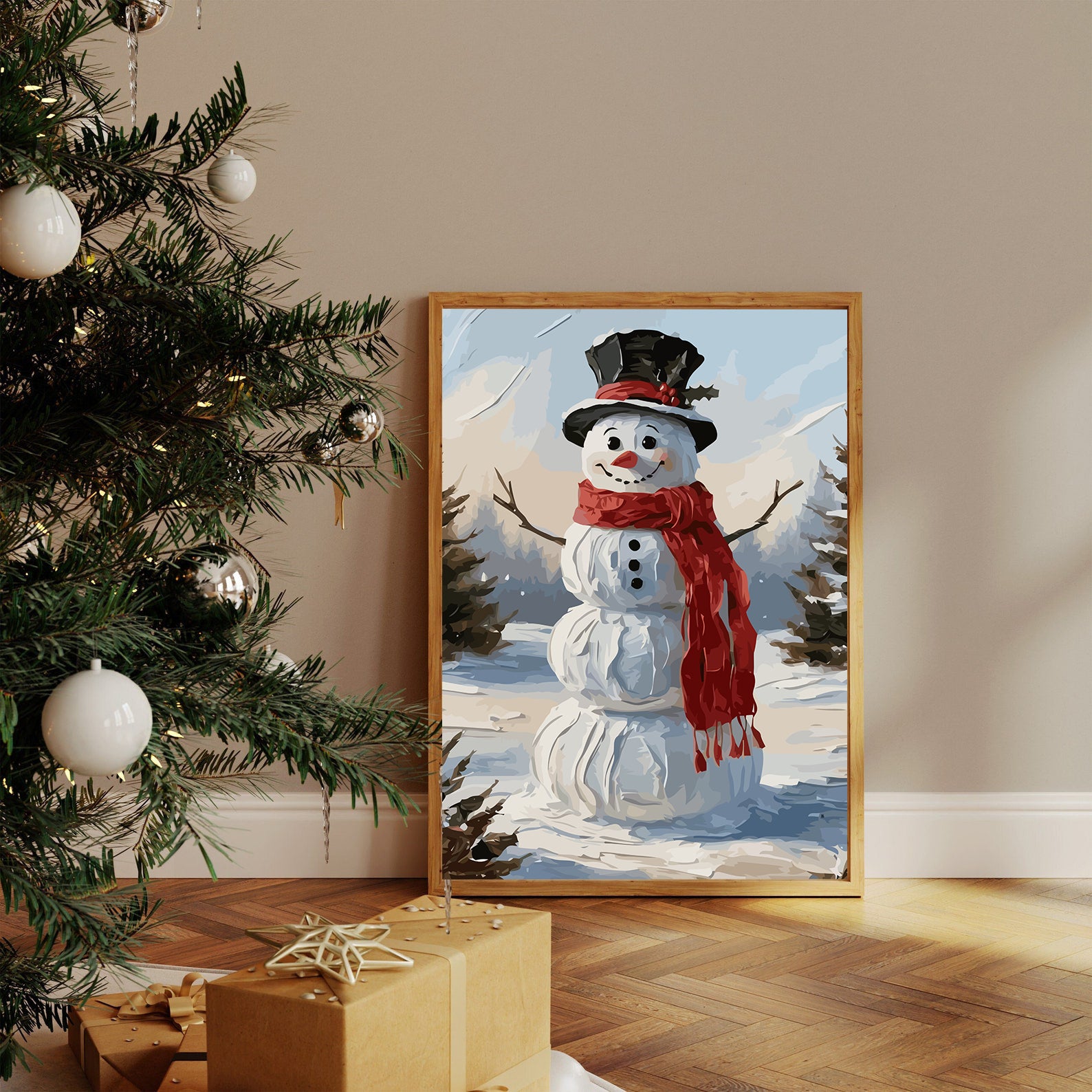 Set Pictură pe numere – Om De Zăpadă 6192