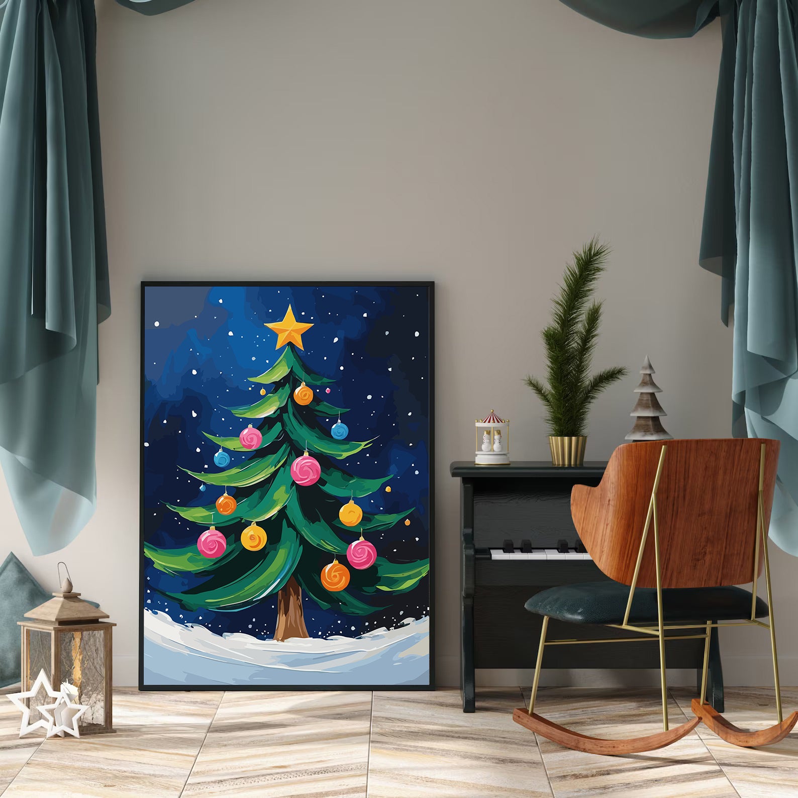 Set Pictură pe numere – Brad De Crăciun 6194