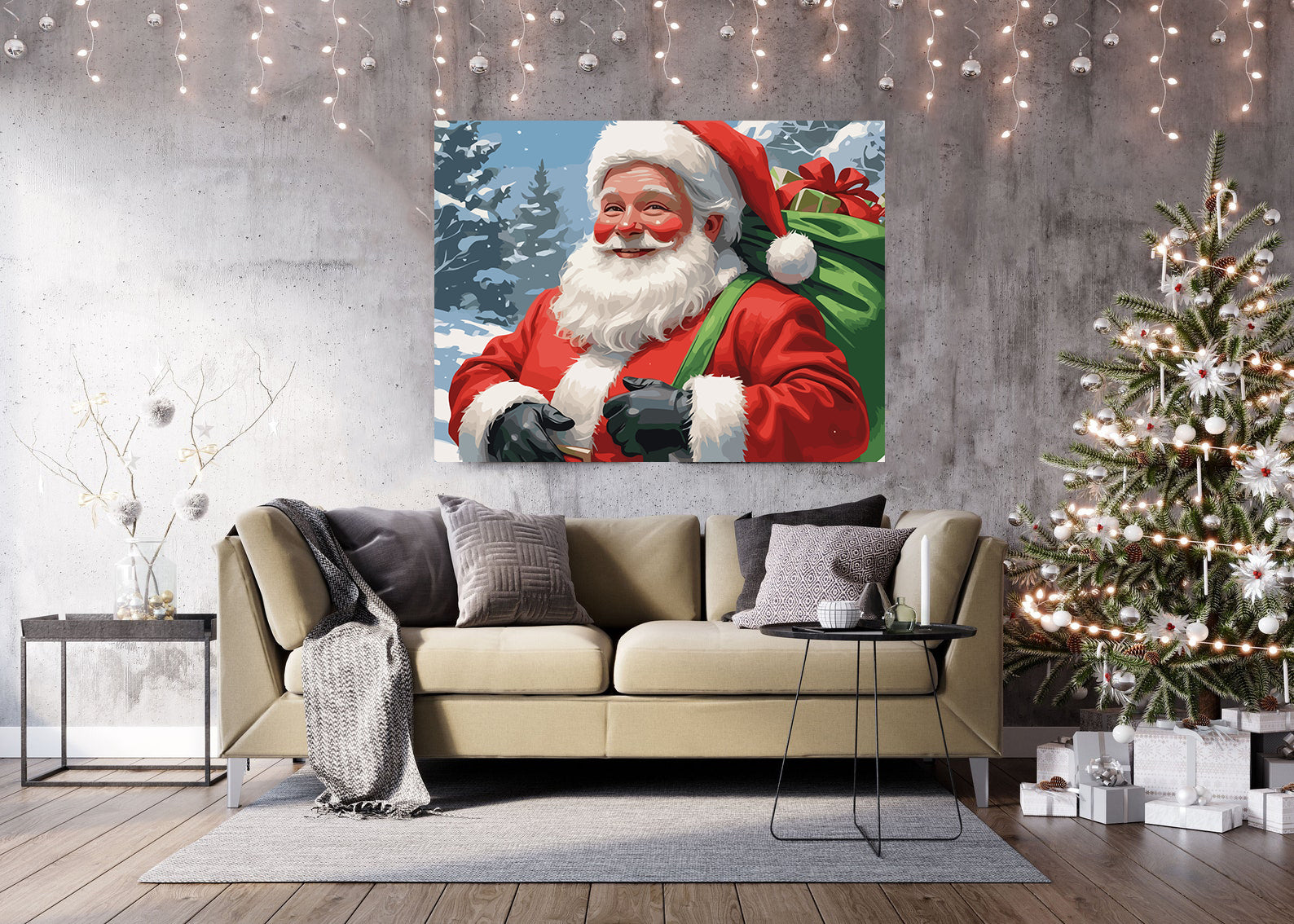 Set Pictură pe numere – Moș Crăciun 6195