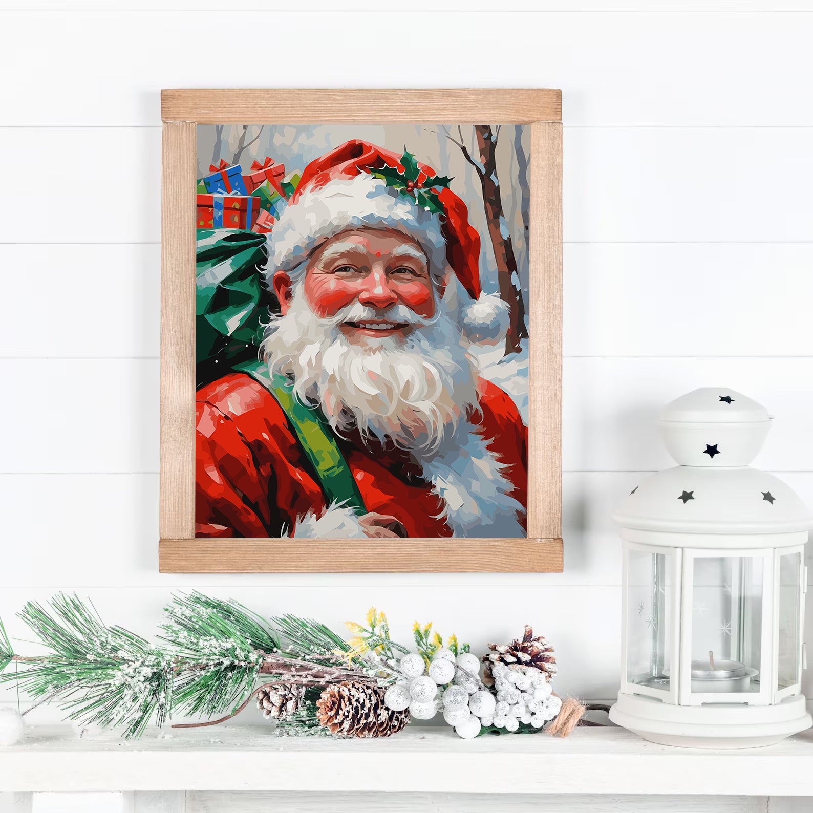 Set Pictură pe numere – Moș Crăciun 6232