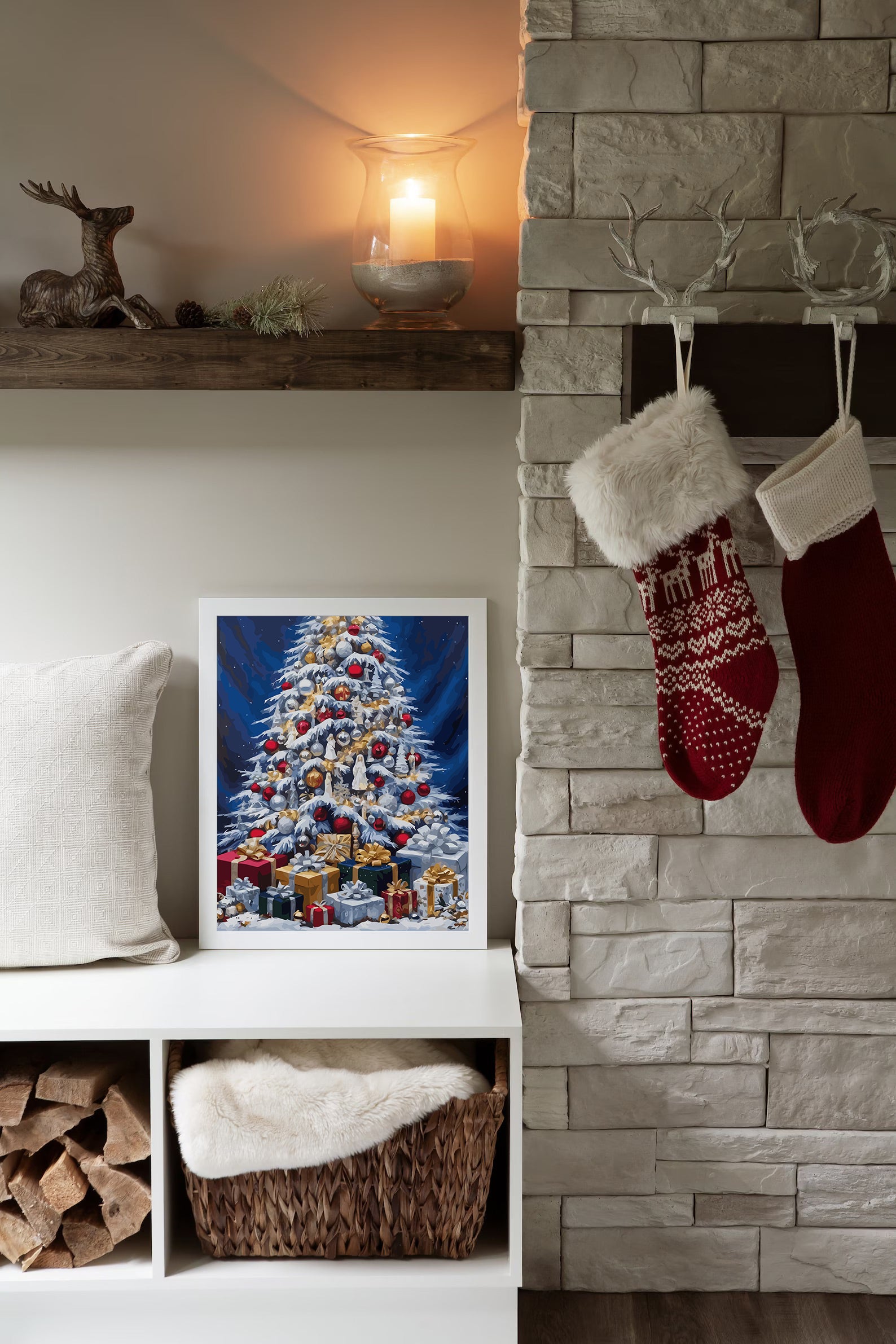 Set Pictură pe numere – Brad De Crăciun 6205