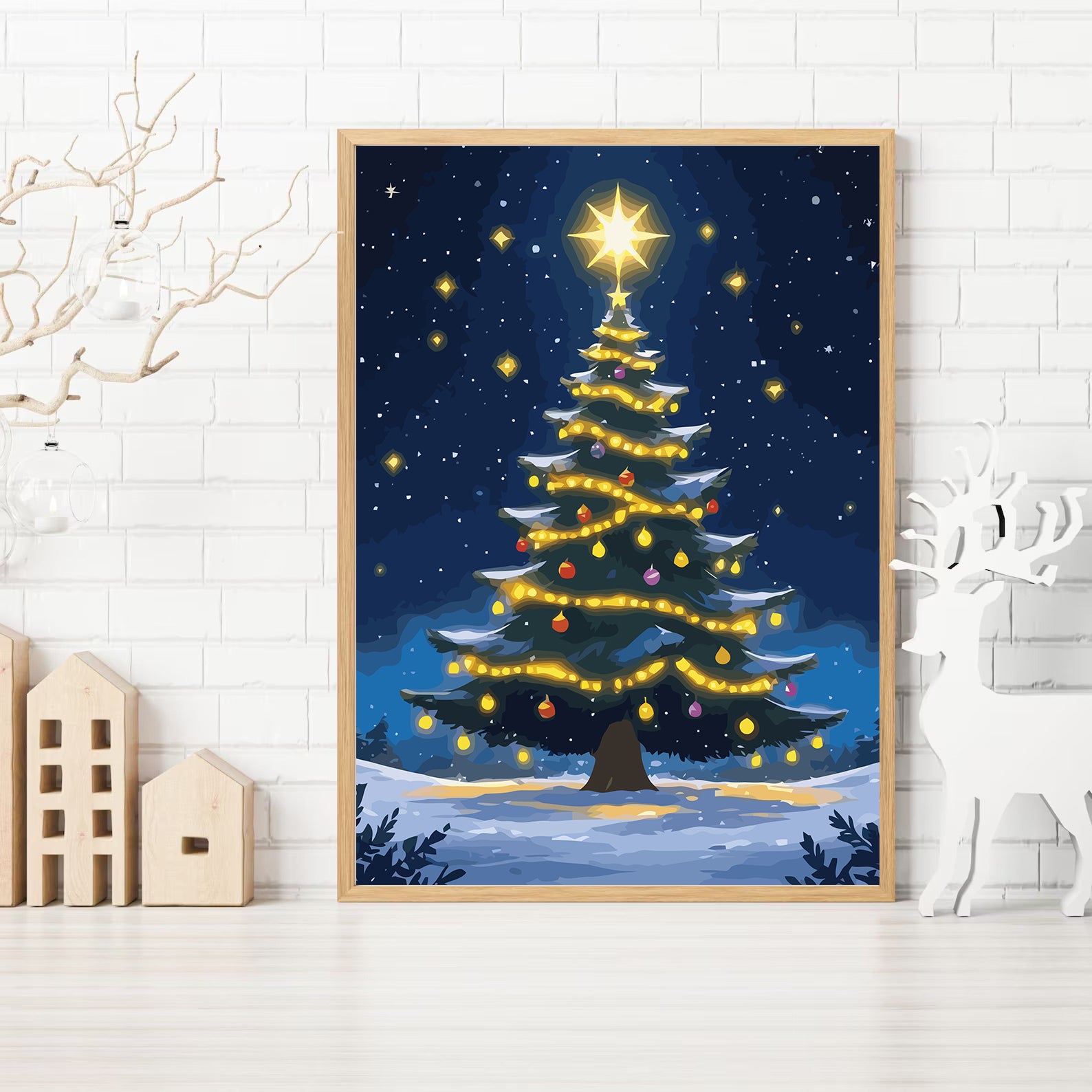 Set Pictură pe numere – Brad De Crăciun 6211