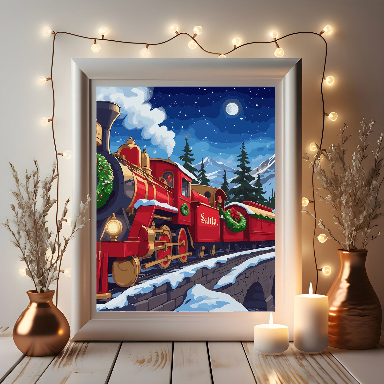 Set Pictură pe numere – Santa Express 6215