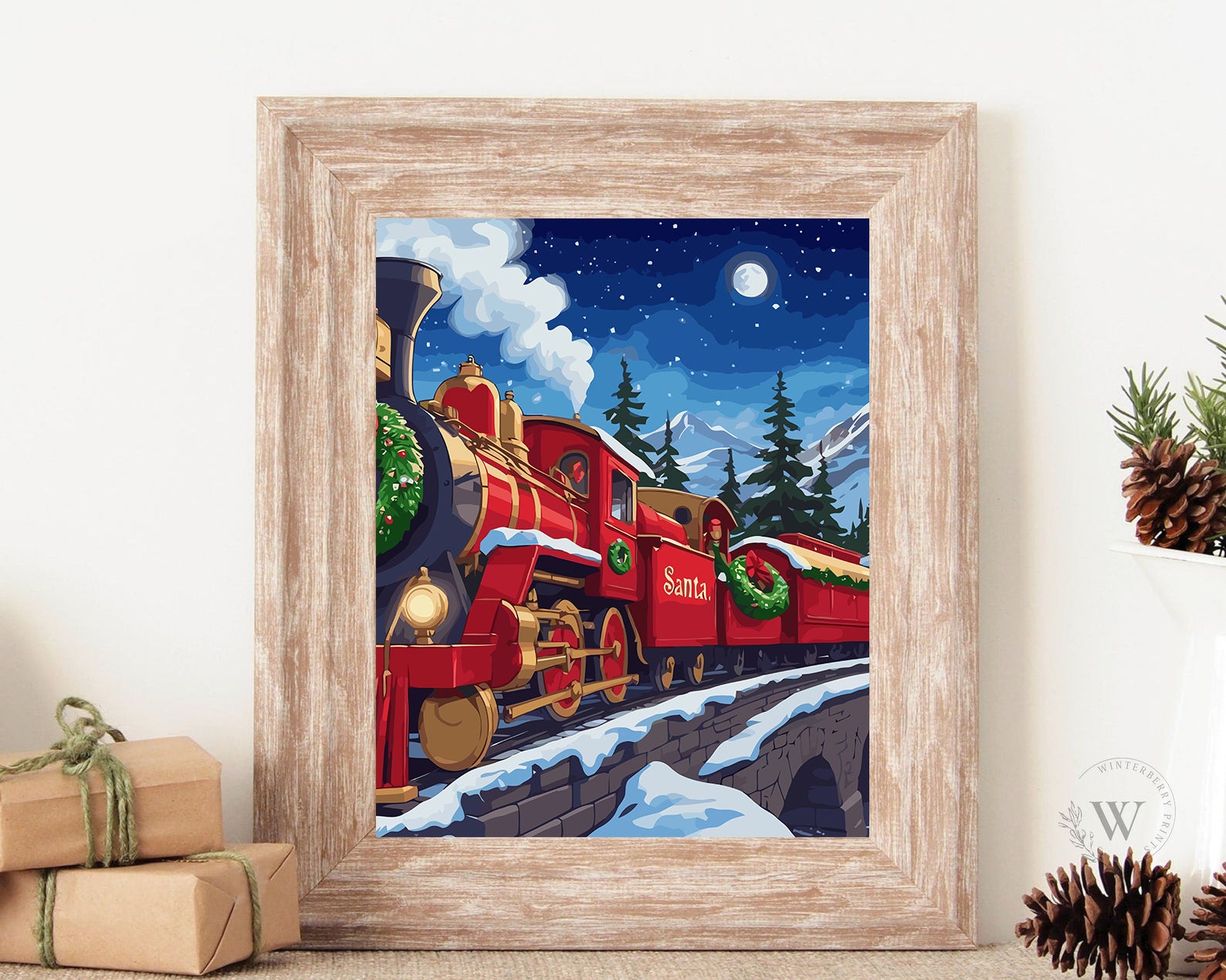 Set Pictură pe numere – Santa Express 6215