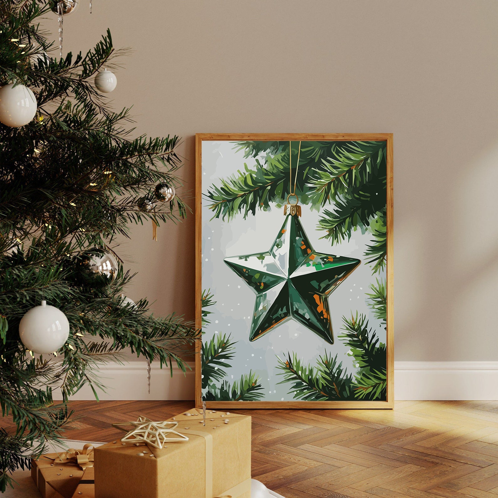 Set Pictură pe numere – Steaua Crăciunului 6217