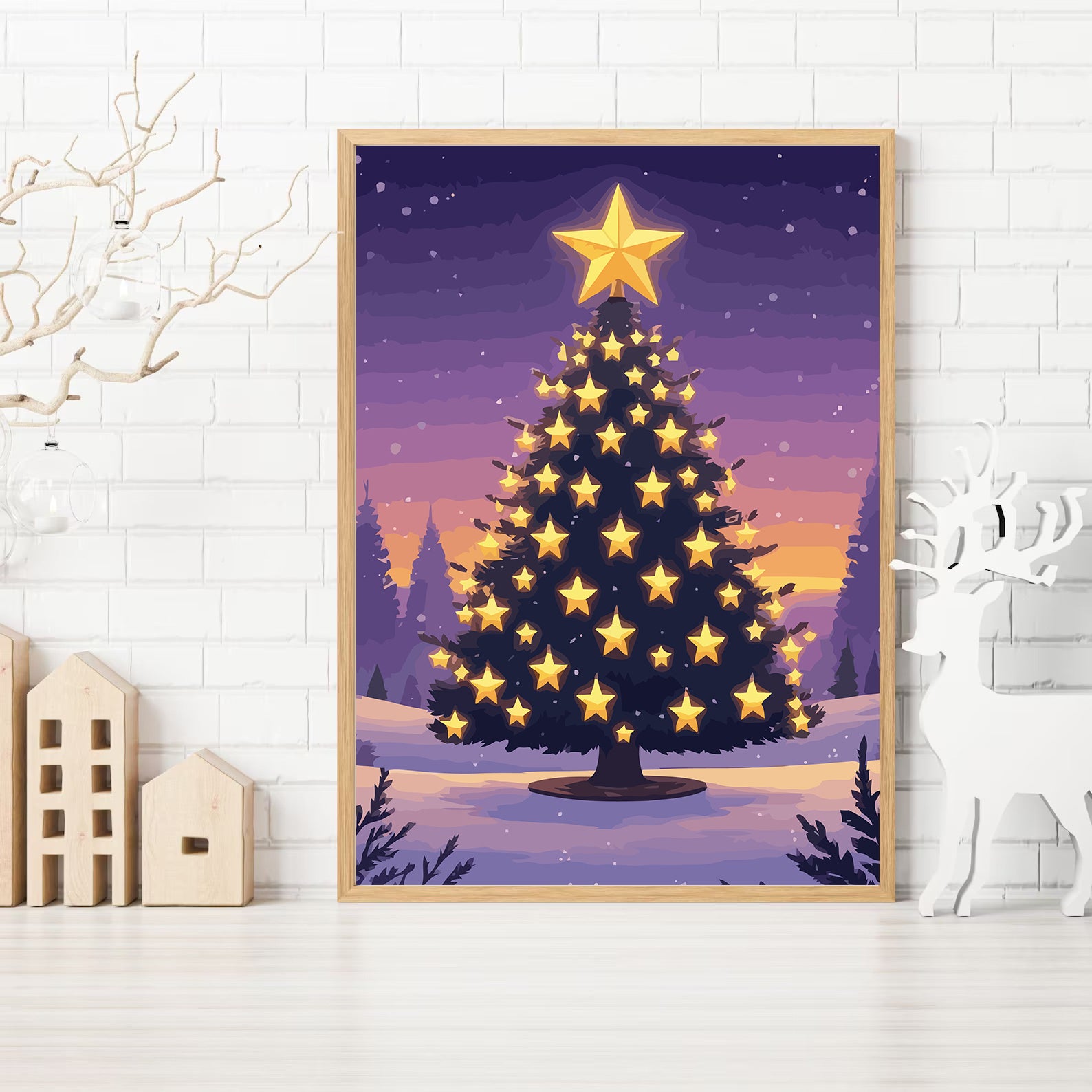 Set Pictură pe numere – Brad De Crăciun 6222