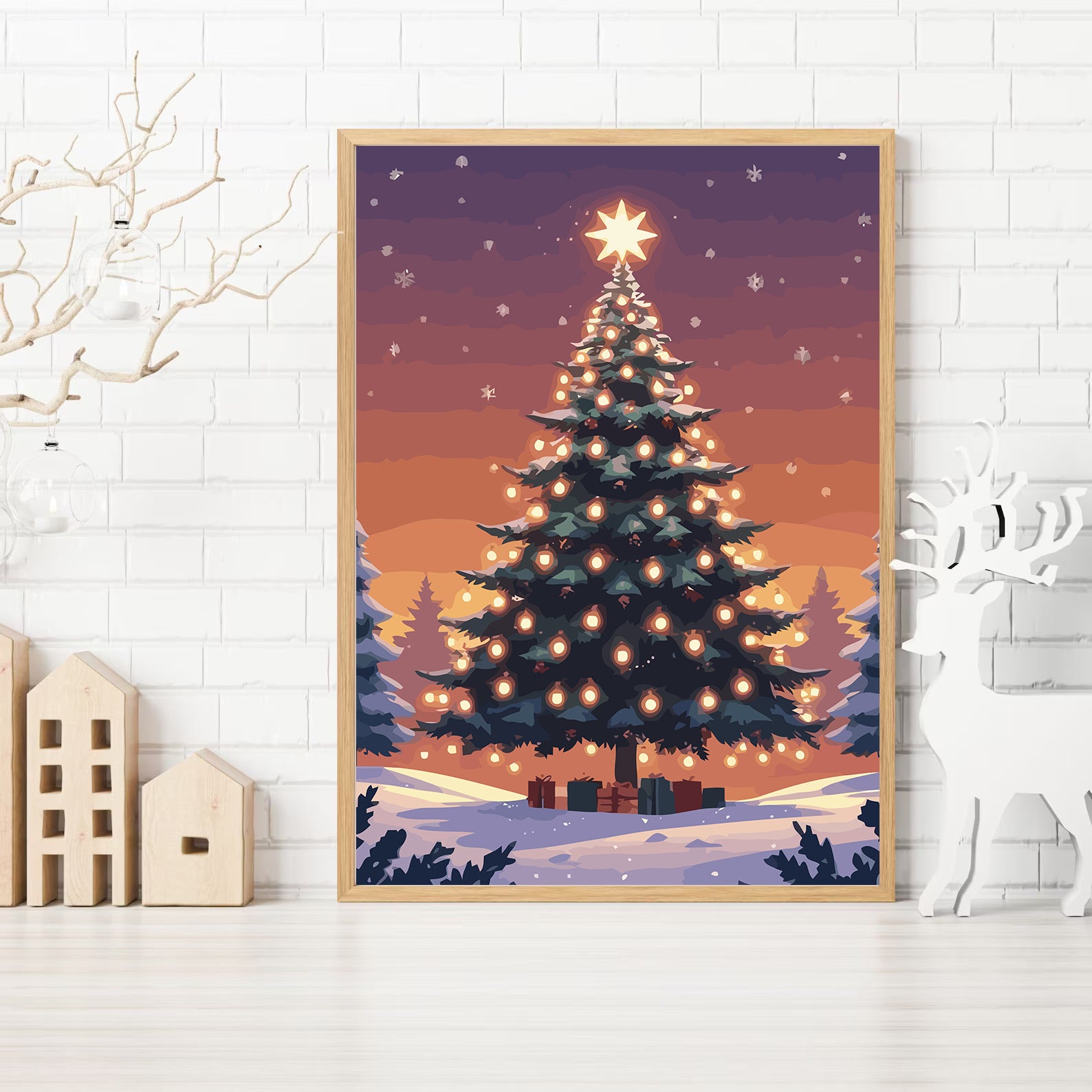 Set Pictură pe numere – Brad De Crăciun 6226