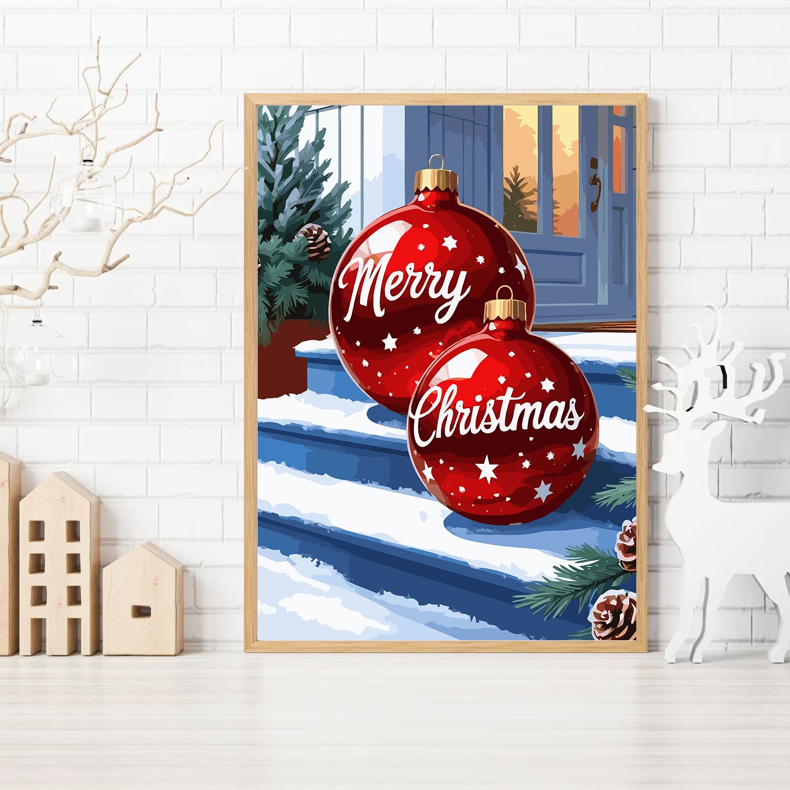 Set Pictură pe numere – Merry Christmas 6228