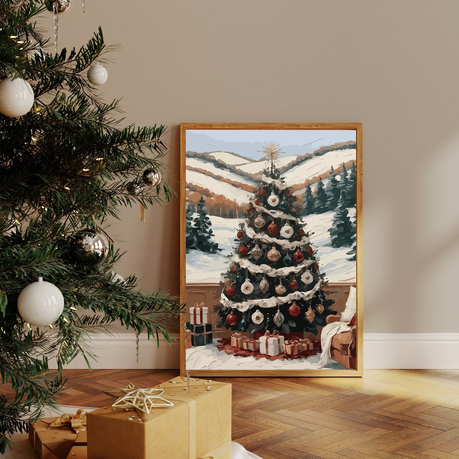 Set Pictură pe numere – Brad De Crăciun 6229