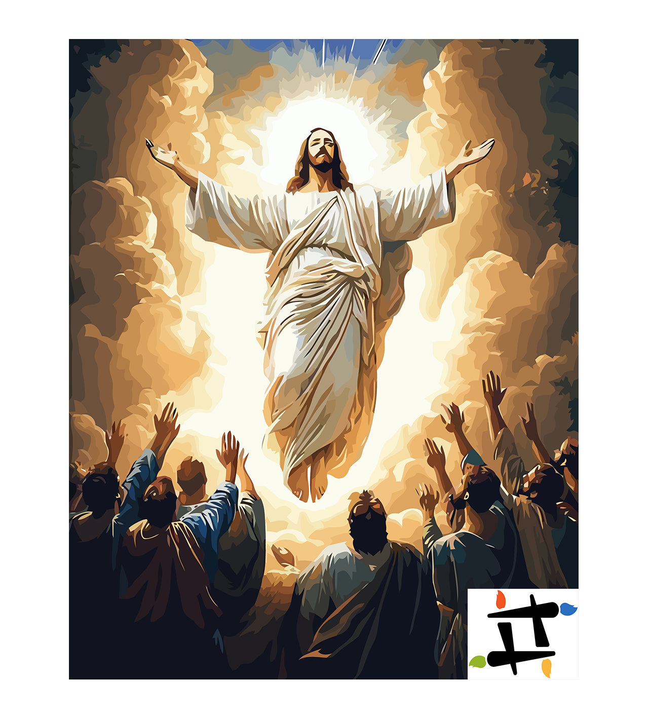 Set Pictură pe numere – Înălțarea Domnului 6259