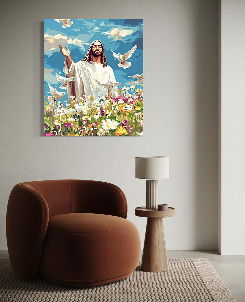 Set Pictură pe numere – Botezul Domnului 6260